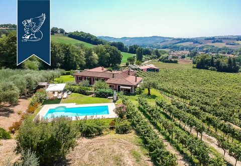 Cette magnifique villa à vendre avec vignoble et oliveraies, est située dans la province de Pesaro, nichée dans les collines des Marches. La propriété dispose d'un système domotique et photovoltaïque, réparti sur deux niveaux pour une superficie...