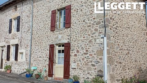 A15857 - Situated in a pretty village in a quiet area is this semi-detached property. The garden is just a short walk away. There is a bar/restaurant in the village and a primary school, Chabanais town on the river Vienne is 10 minutes drive and has ...