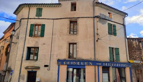 Village with all shops, cafe, school, 20 minutes from Beziers, 20 minutes from Bedarieux and 30 minutes from the coast. Large village home (former grocery of the village) with 185 m2 living space including an brand new independent studio and its bath...