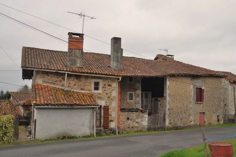 Lovely stone-built country cottage, situated on the outskirts of Roussines, between the towns of Saint-Mathieu and Montbron with all their amenities, this property offers on the ground floor: farmhouse kitchen with feature fireplace for an open fire,...