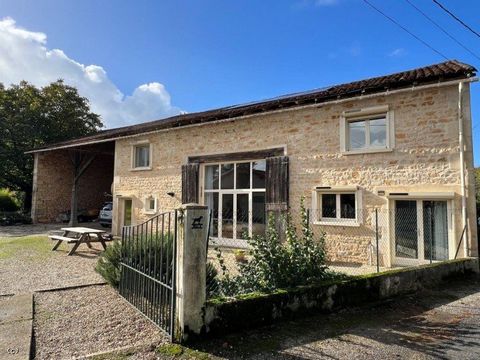 Beautiful stone house with 4 bedrooms (including a master suite), outbuildings in good condition and lovely level gardens of almost 6000m². It is situated in a quiet hamlet between Ruffec and Civray. All the windows and doors are double-glazed; there...