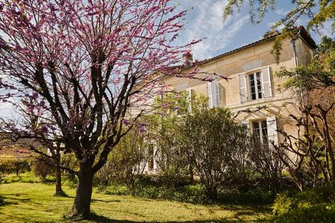 A large Charentaise style house divided in two, each with their own water and eletricity meter, and entrances. Possibility to rent one out and live in the other house (possible gite business - subject to necessary permissions). House 1: kitchen, livi...