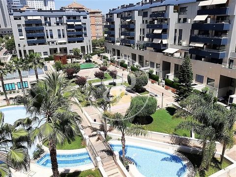 134 sqm furnished flat with Terrace and views in Nou Campanar, Valencia.The property has 3 bedrooms, 2 bathrooms, swimming pool, gymnasium, 1 parking space, air conditioning, fitted wardrobes, laundry room, balcony, garden, heating and concierge. Ref...