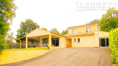 A28985CED11 - Pretty 4 bedroom villa with pool and large gardens situated in a quiet cul de sac surrounded by nature on the outskirts of the lively town of Quillan and its many amenities. Quillan acts as a hub for the many hamlets of the Upper Aude V...