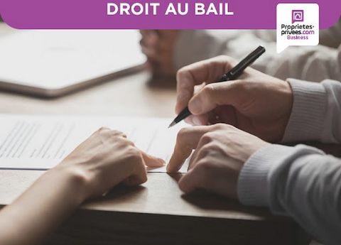 Nicolas BOUVERNE vous propose la cession de ce droit au bail situé en emplacement stratégique en angle dans une rue commerçante. Ce local de 30 m² bénéficie d'un excellent visuel dans la rue principale dans un environnement résidentiel, commerçant et...