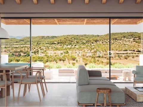 Minimalist Mediterranean villa with a view of nature just 10 minutes from Palma is this stylish villa with the ideal proportion of comfort and well-being. As soon as the car is parked in the timeless property, there is direct access to the entrance. ...