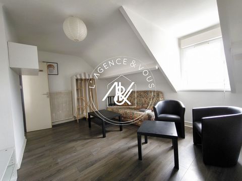 L'Agence&Vous, Mélanie BLANVILLAIN ... , vous présente à la vente cet appartement T1 Bis de 25 m2 environ, situé entre le quartier de la Hulotais et de la Découverte, proche toutes commodités (commerces, médecins, écoles ...) et transports en commun....