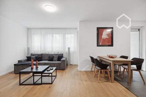 Welcome to your dream home in the heart of Cologne! A fully furnished 2-room apartment awaits you here, completely new and stylishly furnished, with a generous living space of 56 m2. The living-dining area impresses with its brightness and spaciousne...