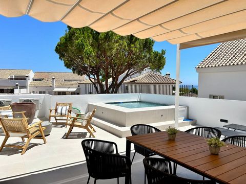 Located in Nueva Andalucía. Brand new to the the market and completely renovated to the very highest standard. Located in a gated community within the bustling neighbourhood of Aloha. This south facing duplex penthouse has 4 bedroom and 3 bathrooms. ...