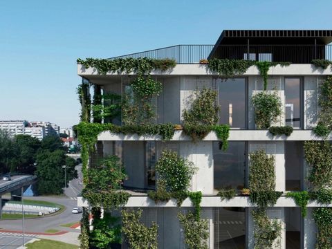 A NEW CORPORATE ICON IN BRAGA This new office building is set to become one of the most emblematic landmarks in the city of Braga, welcoming companies from various sectors. With a privileged location and innovative features, it offers a new working e...