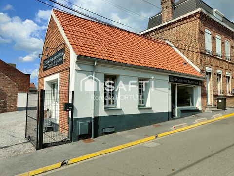 À louer : Local commercial 70m² + 40m² de stockage – Parking 150m² – Excellente visibilité sur route nationale