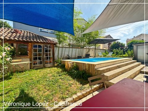AGEN, quartier JAYAN/PALISSY, superbe maison de ville bourgeoise de 10 pièces avec jardin, piscine et garage