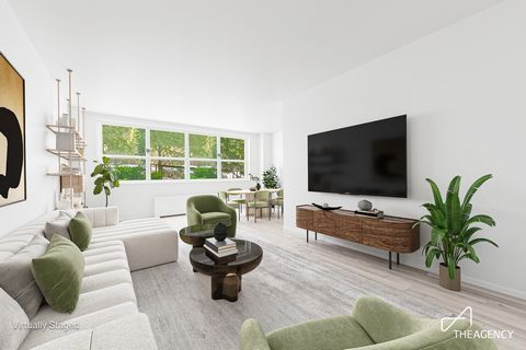 NEVER WAIT FOR THE ELEVATOR AGAIN! The first floor may not be for everyone, but there are so many advantages to this spacious 2 BR, 2 Bath + dining alcove apartment that it could be a really smart option. It is remarkably sunny and bright, with very ...