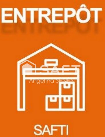 Entrepôt de 250m² avec hauteur sous charpente de 6m