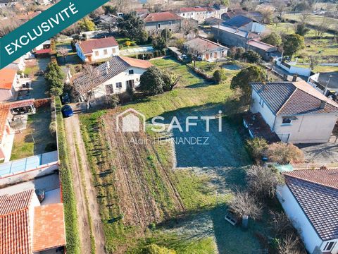 RARE à Cazères – Terrain constructible en centre-ville avec gros potentiel !