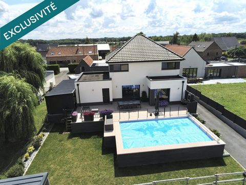 À Vendre – Maison contemporaine avec dépendance, piscine et installations équestres à Coutiches