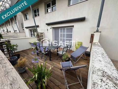 Duplex 90m2, terrasse 22m2, jardin, garage et cave attenante