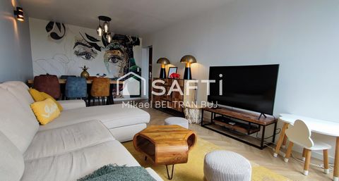 Grand T2 rénové de 62 m²