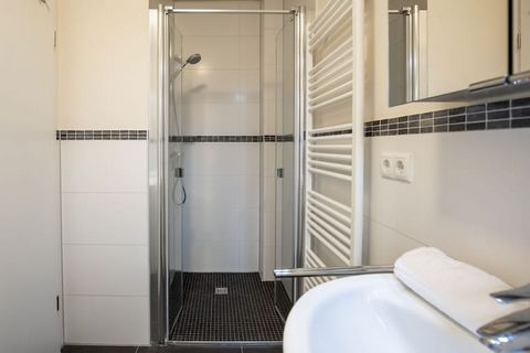 The 2-room apartment is on the ground floor and, with its 45 square meters, is ideal for up to 2 people. A private entrance takes you to the spacious living-dining area with an extensively equipped open kitchen. In addition, the accommodation has a b...
