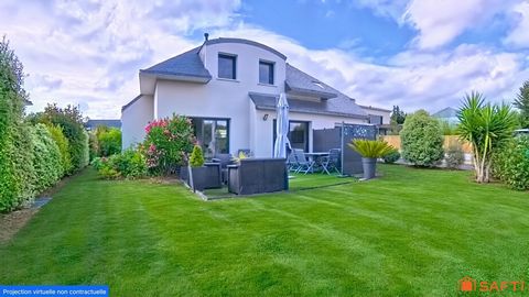 Maison contemporaine au calme d'un paisible hameau breton, à deux pas de la Ria d'ETEL.