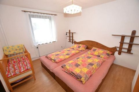 This pet-friendly holiday home, located in Zelenecká Lhota near the forest, can accommodate large families and groups comfortably. It has access to free WiFi, a private swimming pool open from May 20, a private terrace for lingering and a private gar...