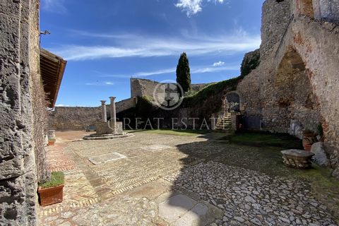 La Rocca apartment, about 121 sqm, is located inside the Spanish fortress of Porto Ercole, for lovers of the sea, history, unique and rare objects, for those who want to be amazed and want to amaze. On the ground floor (about 90 sqm) there is a magni...