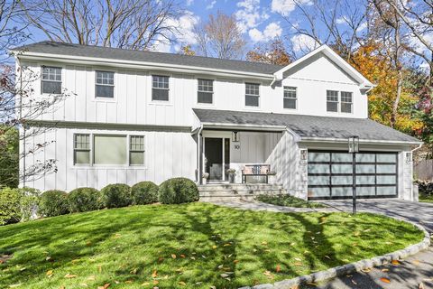 Stylishly renovated 5 bedroom Colonial in lovely neighborhood close to the North Mianus school. Current owners updated every room throughout the 3,788 sq. ft home. Modern renovations include new primary bedroom addition with new bath, office and over...