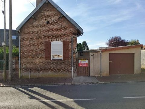 TO BE SEIZED Bertincourt -62124 Pleasant little village house to renovate located on the axis ARRAS and CAMBRAI and PERONNE This house consists of an entrance, an unfitted kitchen, a dining room, a shower room, a cellar, upstairs you will find a bedr...