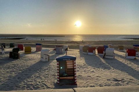 La maison est située dans le centre absolument calme de Borkum, à seulement quelques minutes à pied de la gare.