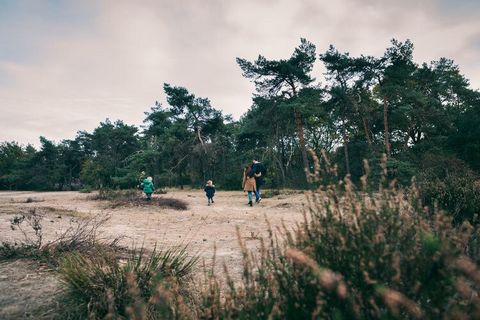 Dieses renoviertes, freistehendes Ferienhaus für 8 Personen steht im bewaldeten Ferienpark De Katjeskelder, nicht weit vom Nationalpark De Biesbosch und doch nur 10 km von der lebendigen Stadt Breda entfernt. Der Bungalow verfügt über ein Wohnzimmer ...