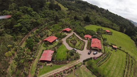 Découvrez votre évasion parfaite à Coffee Retreat Home, une charmante maison rustique avec une cheminée. Cette propriété offre 3 chambres, une salle de bain complète et une salle de bains pour les invités, avec une vue imprenable sur Cartago, le volc...