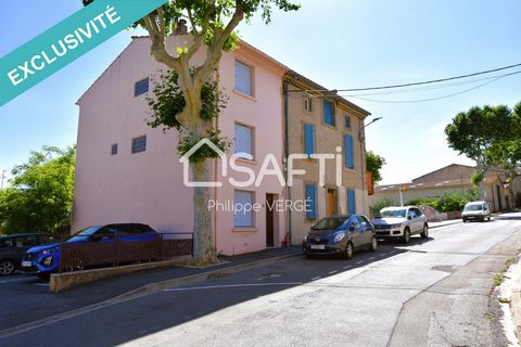 En exclusivité, 15mn de Carcassonne, dans un très beau village du Minervois offrant toute les commodités, maison de village 102m² avec petit jardin très ensoleillé, composée au rez-de-chaussée d'un séjour, cuisine et véranda donnant sur l'extérieur, ...