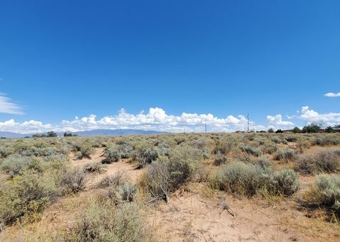 Open space and amazing views on this 13 acre lot. Views of the Manzanos and the Rio Grande River Valley to the West. Lot has a gradual slope and is in natural landscaping currently. Electric is located near property line. Well and septic will need to...