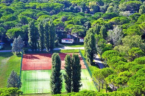 Nel parco boscoso di un parco naturale di 50 ettari sulla Laguna di Grado: luogo di vacanza per tutta la famiglia. Grandi e piccini possono rinfrescarsi nella piscina di 300 metri quadrati, il divertimento è assicurato dallo scivolo acquatico. Se pre...