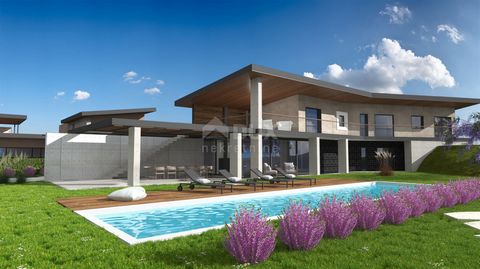 Location: Istarska županija, Vodnjan, Vodnjan. ISTRIA, VODNJAN - Luxury villa under construction with a panoramic view Villa located in a beautiful and quiet part of Vodnjan with a unique view of the sea and the Brijuni Islands. The start of construc...