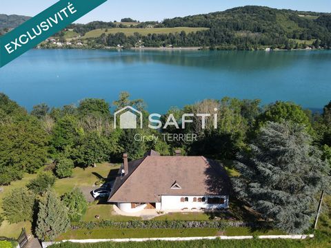 Maison vue lac au calme