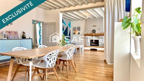 Maison rénovée avec garage, 3 chambres, terrain et grenier