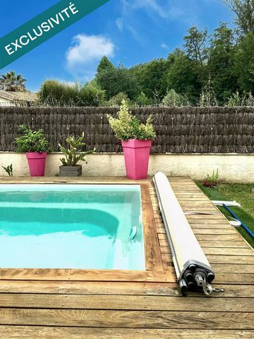 EXCEPTIONNEL !!! DANS LA COMMUNE DE MARTILLAC MAISON RECENTE 159 M2 AVEC PISCINE ET SPA