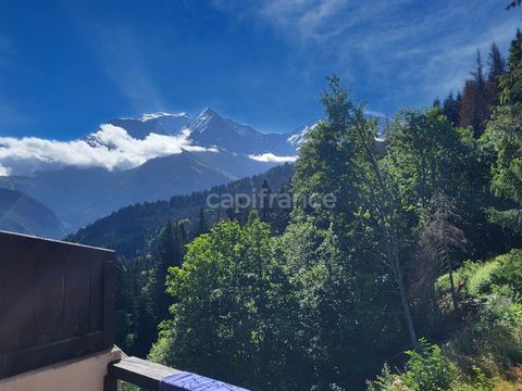 Appartement à vendre 3 pièces à St Gervais(74) - Vue Mont Blanc