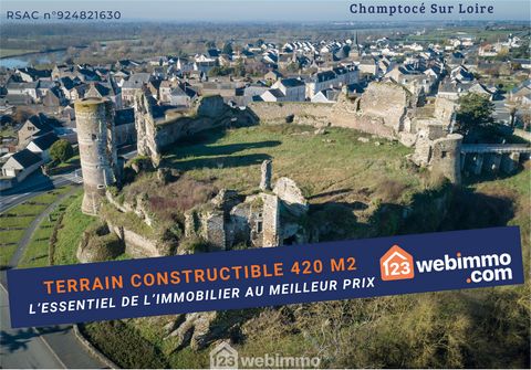 Terrain constructible - 480m² - Champtocé-sur-Loire