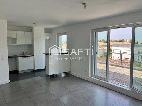 Talence Forum - beau T2 de 47m2, terrasse de 17m2 avec vue panoramique, parking