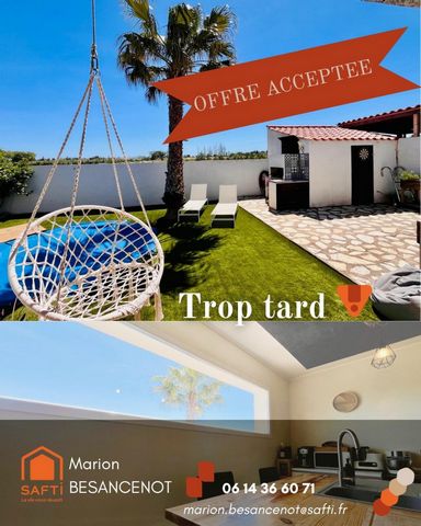 Villa T4 de plain pied avec piscine