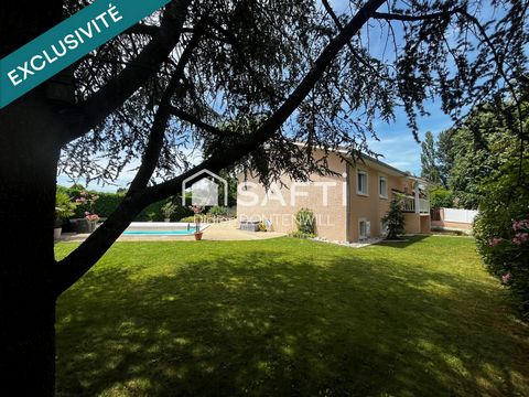 MAISON A VENDRE 5 CHAMBRES PISCINE 38230 CHAVANOZ