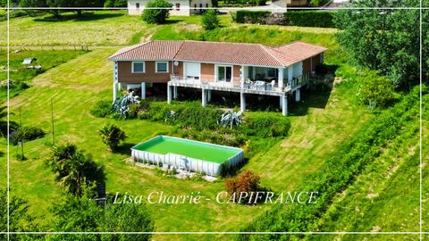 Maison à vendre 5 pièces proche de RISCLE (32) de 172 m2 habitables sur 3381 m2 de terrain