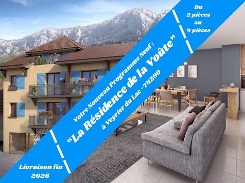 ? Entre lac et village : Appartement 3 pièces neuf à Veyrier-du-Lac ?