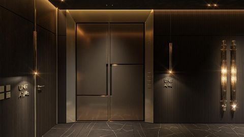 Tower: Standing tall at 90 stories, 1,049'‚ a record height for Miami • 259 Residences • Extraordinary views of the Atlantic Ocean, Biscayne Bay, Downtown, and Miami Beach • An architectural tour-de-force of Ivory Travertine Stone– Cladded Exterior a...