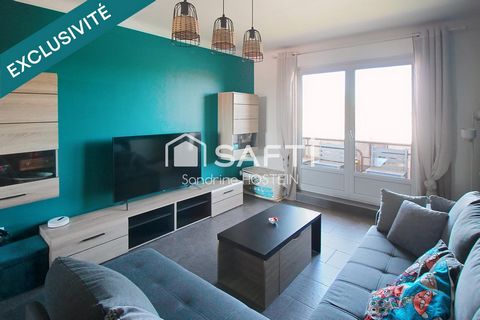 Bel appartement de 60m2 avec balcon et cave!