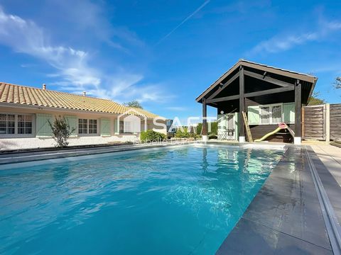Maison avec garage, piscine et studio, au calme !