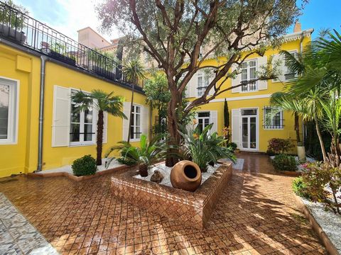 Rare Cannes Banane, exceptionnelle maison de ville avec patio paysagé à 150 m de la Croisette