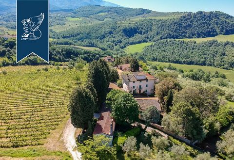 This historical farmhouse of untold beauty is up for sale in Florence's countryside. This estate is girdled by eight hectares of fifty-year-old vineyard and three hectares of olive groves that produce a fair amount of olive oil. The origin of th...